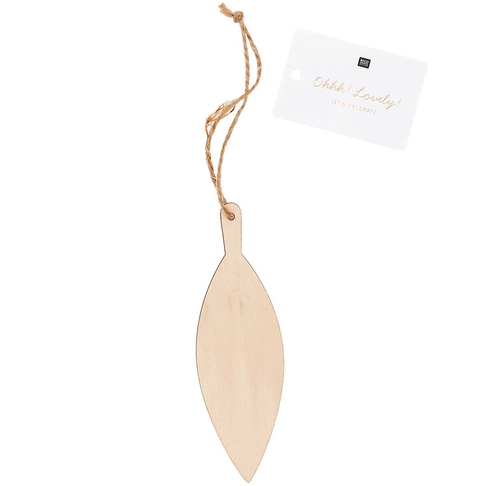 PEND FEUILLE DE HETRE BOIS NAT-(937829)