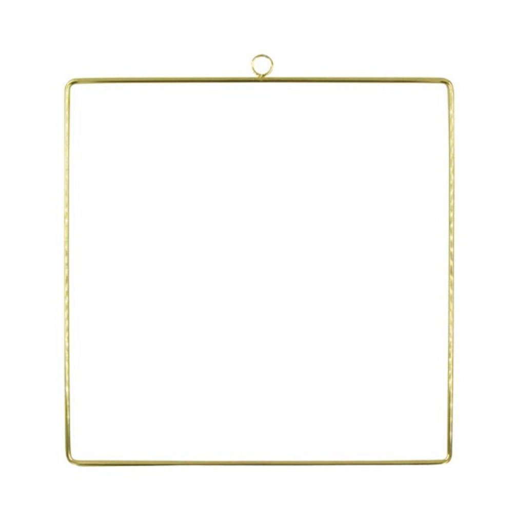 CARRE METAL DORE 25X25CM-(942874)