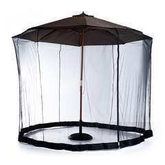 Moustiquaire cylindrique pour parasol - diam. 3m