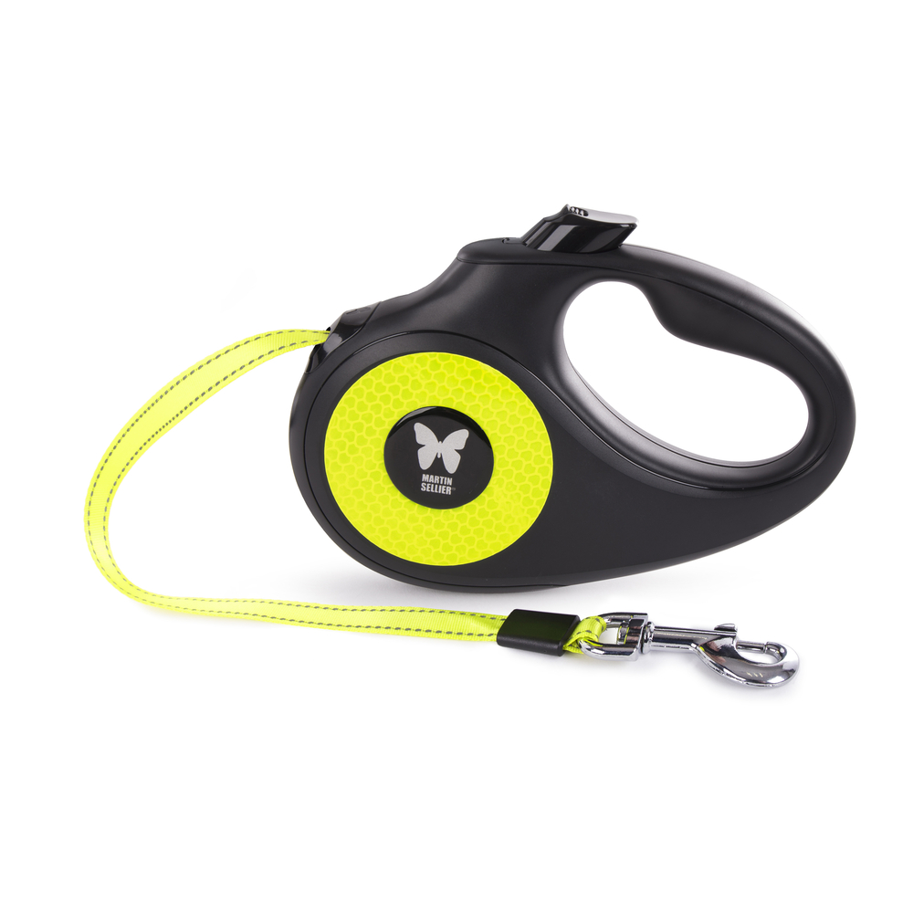 Sangle pour chien Jaune Fluo XS - 3M