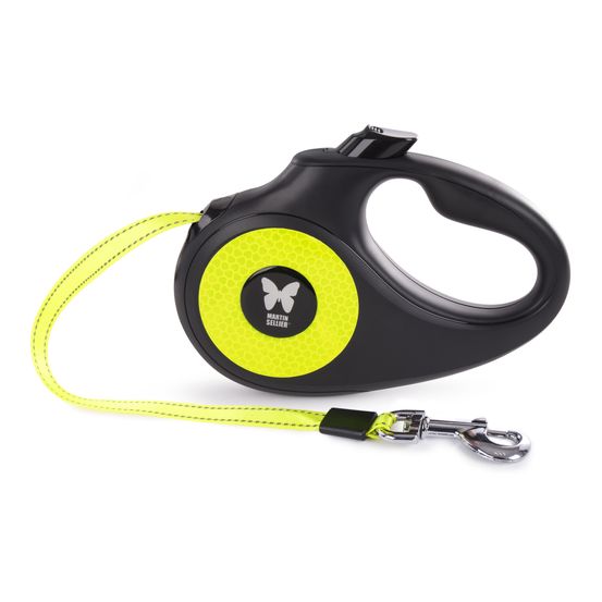 Sangle pour chien Jaune Fluo S - 5M