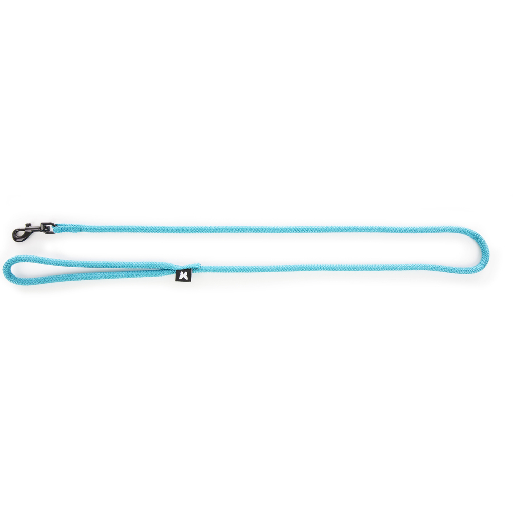 Laisse en nylon rond pour chien 9mmX200cm turquoise
