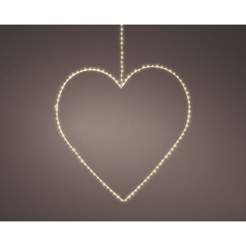 CÅur guirlande artificielle micro Led Ã58 cm