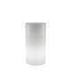 Pot de fleurs cylindrique lumineux Palma 70 solaire+batterie