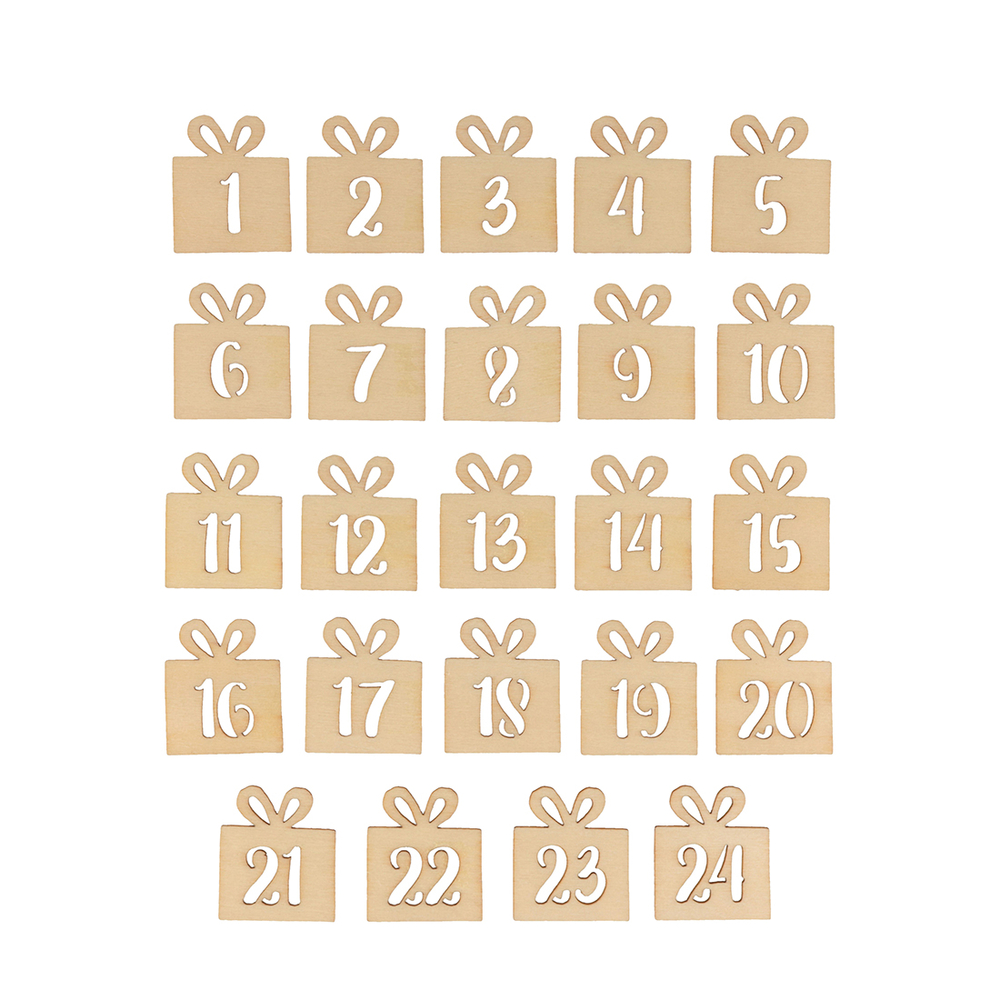CHIFFRES BOIS CAL AVENT CADEAU-(944128)