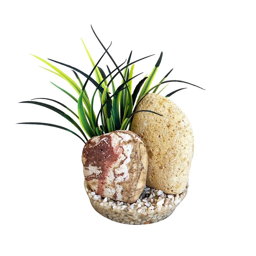 Décor pour aquarium Rainbow Stone - H 14cm