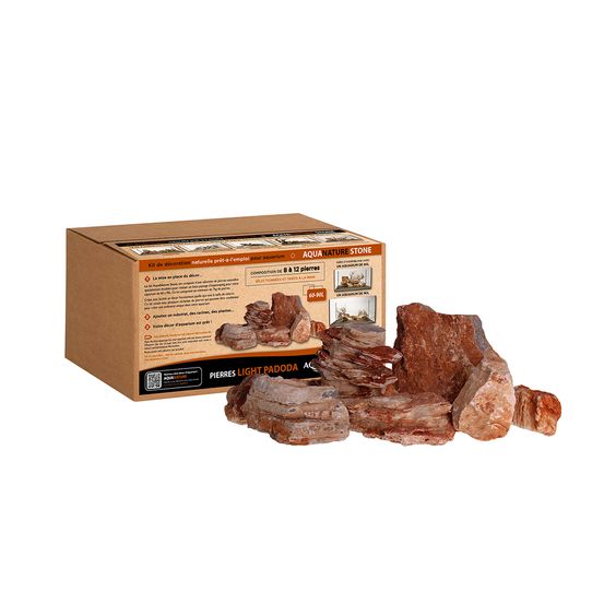 Kit de décoration de roches light Padoda pour aquarium de 60-90L