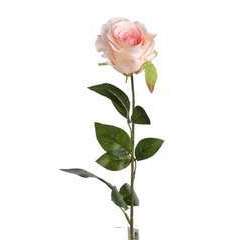 Rose Nina artificielle Rose tendre H 70 cm