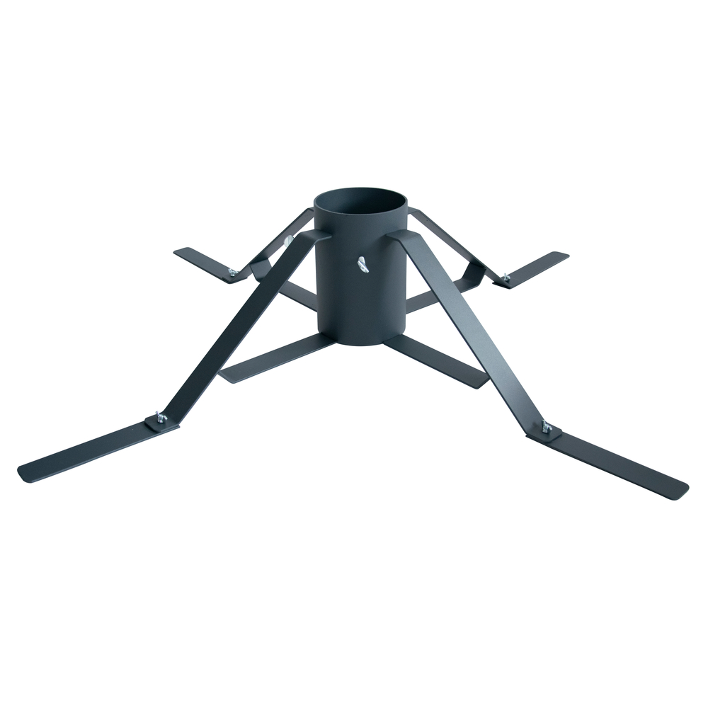 Pied de Sapin en Fer plat - anthracite - tube 13cm