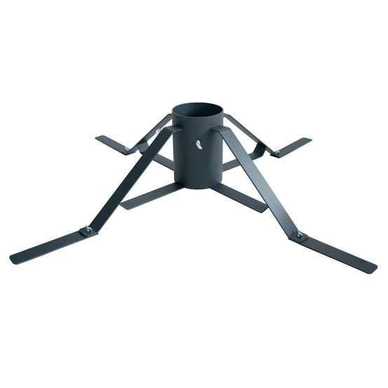 Pied de Sapin en Fer plat - anthracite - tube 13cm