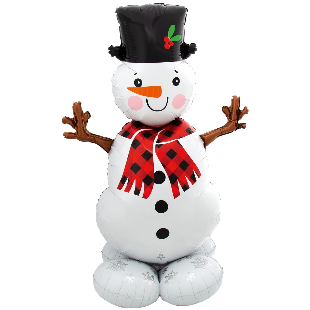 BALLON BONHOMME DE NEIGE 127CM-(951473)