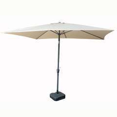 Parasol rectangle 2x3m inclinable - beige