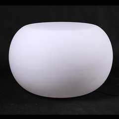 Table d'appoint ronde led - 68x41cm