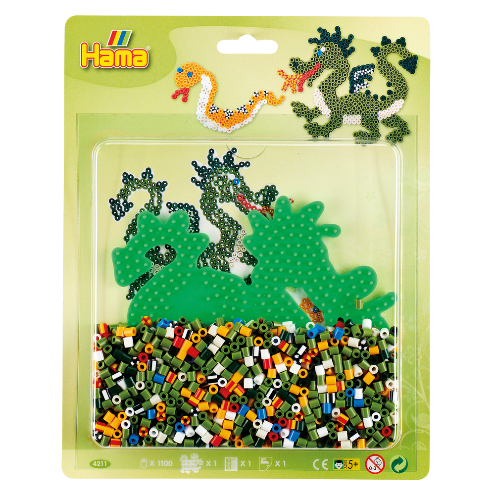 Jeu créatif-Midi blister GM plq Dragon