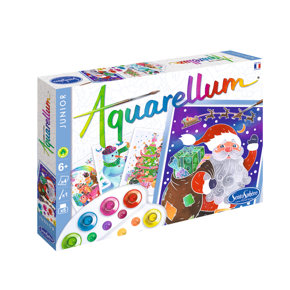 Jeu créatif DIY : kit Aquarellum junior de Noël
