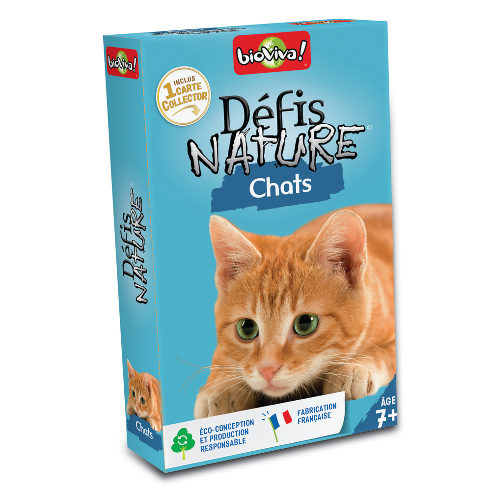 Jeu de cartes Défis Nature - Chats
