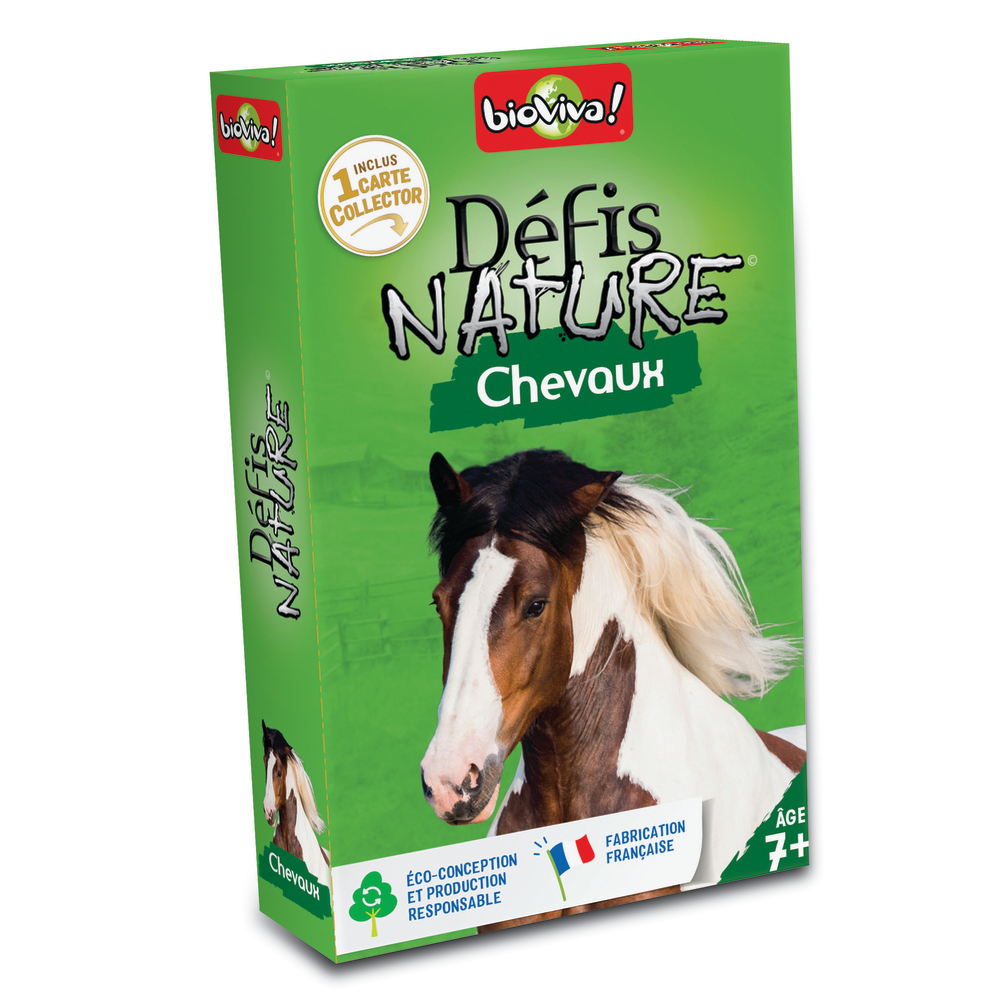 Jeu de cartes Défis Nature - Chevaux