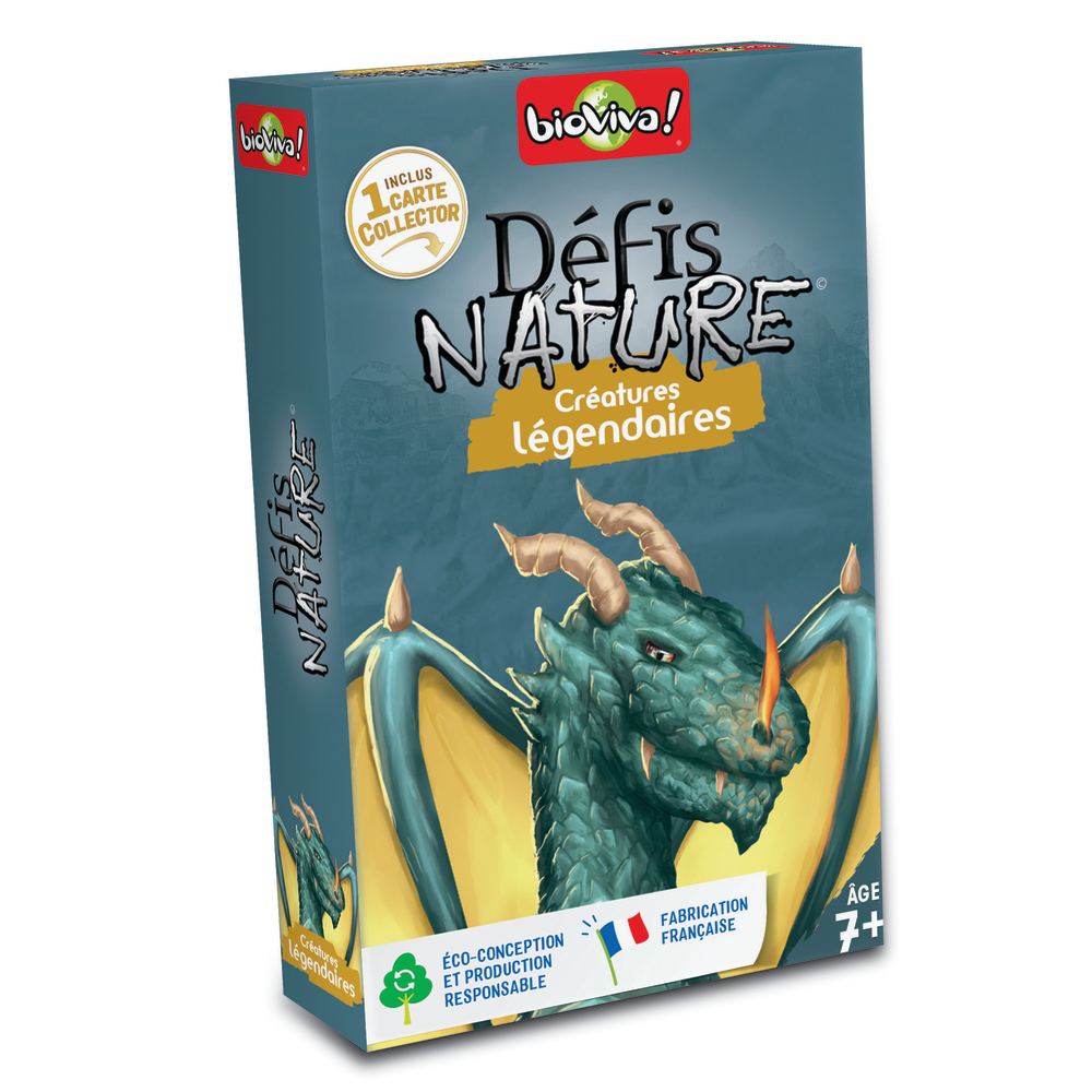 Jeu de cartes Défis Nature - Créatures légendaires