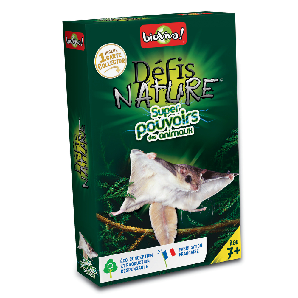 Jeu de cartes Défis Nature - Supers pouvoirs des animaux