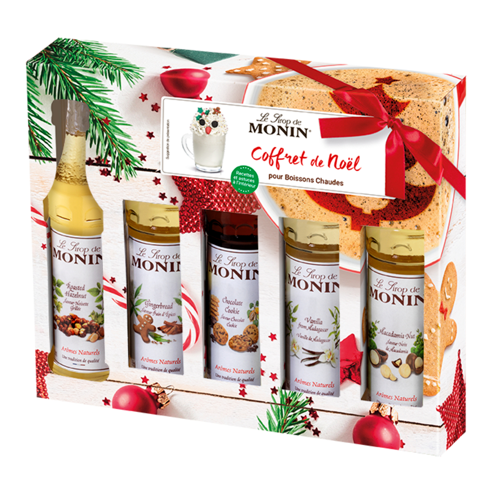 COFFRET MONIN NOEL 5X5CL-(952479)