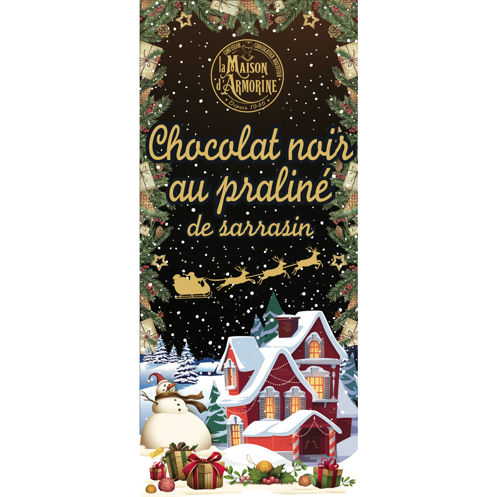 TAB NOIR PRALINE SARRASIN 100G-(952823)