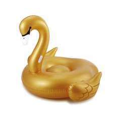 Bouée gonflable Cygne 'Giant Swan Gold' - 198x160x31cm