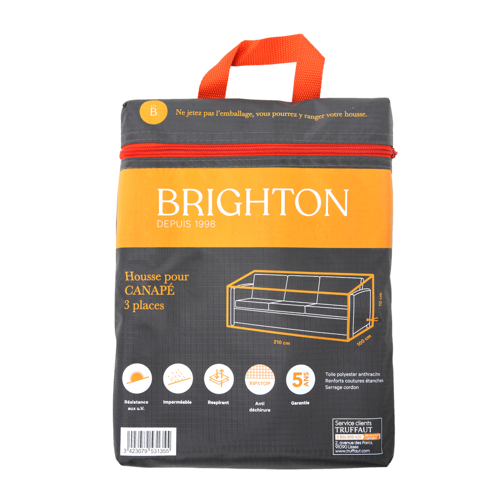 HOUSSE SOFA 3PLACES BRIGHTON-(953135)