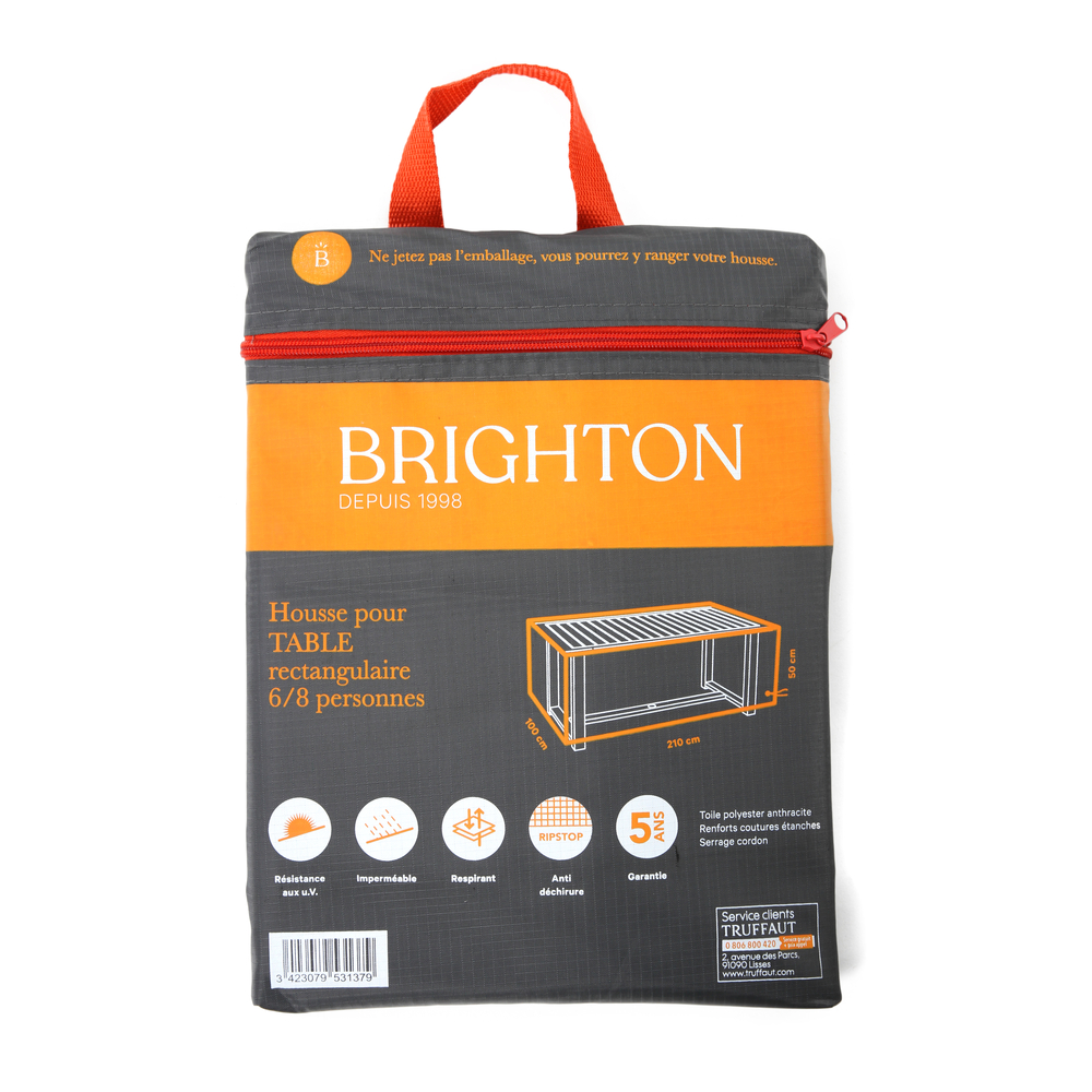 HOUSSE TBL RECT 6-8 P BRIGHTON-(953137)