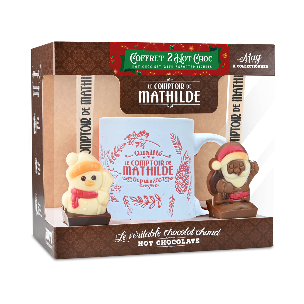 COFF 2 HOT CHOC MUG NOEL 2X30G-(953214)