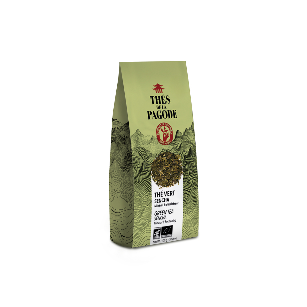 Thé vert sencha du Japon bio 100g