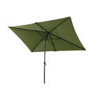 Parasol manivelle Léo 210X150 cm vert