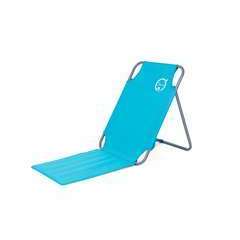 Chaise de plage bleu turquoise - 163 x 45 x 44 cm
