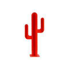 Cactus de jardin rouge à monter soi-même - H 120cm