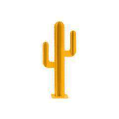 Cactus de jardin jaune à monter soi-même - H 100cm