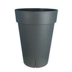 Pot à réserve d'eau gris - LOFT - H.52xD.39 cm