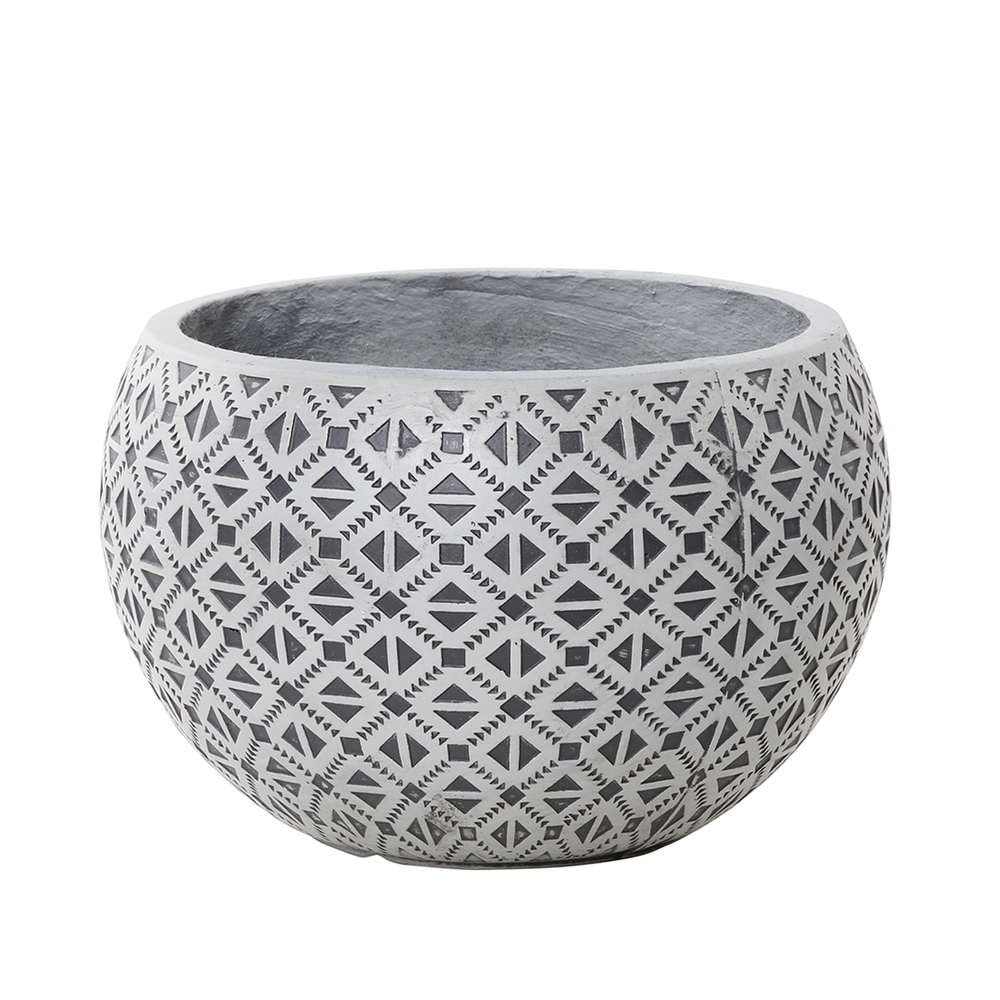 Pot Nash gris D.50x31cm