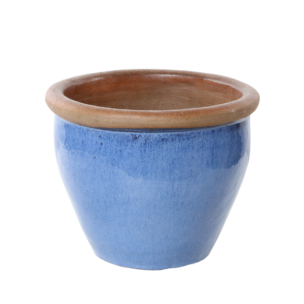 Pot Mésange bleu D.41x31cm