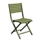 Chaise Lucca vert H. 87 cm