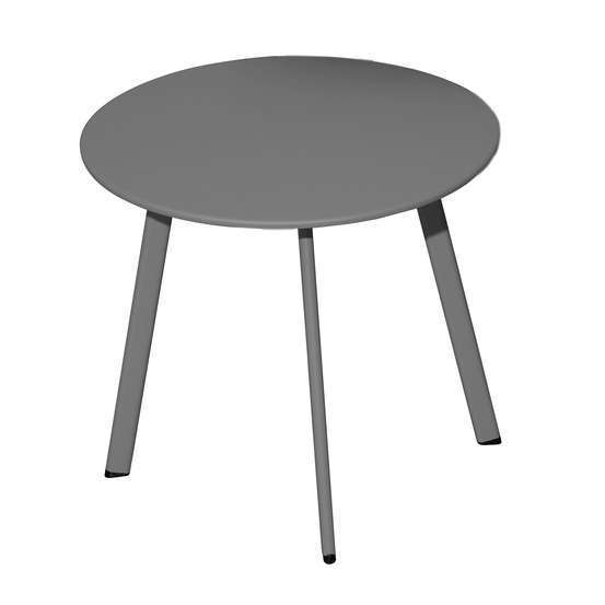 Table basse Massai graphite D 50cm
