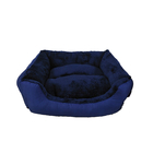 Sofa doux Navy bleu pour chien L. 75 cm