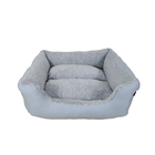 Sofa doux Navy gris pour chien L. 75 cm