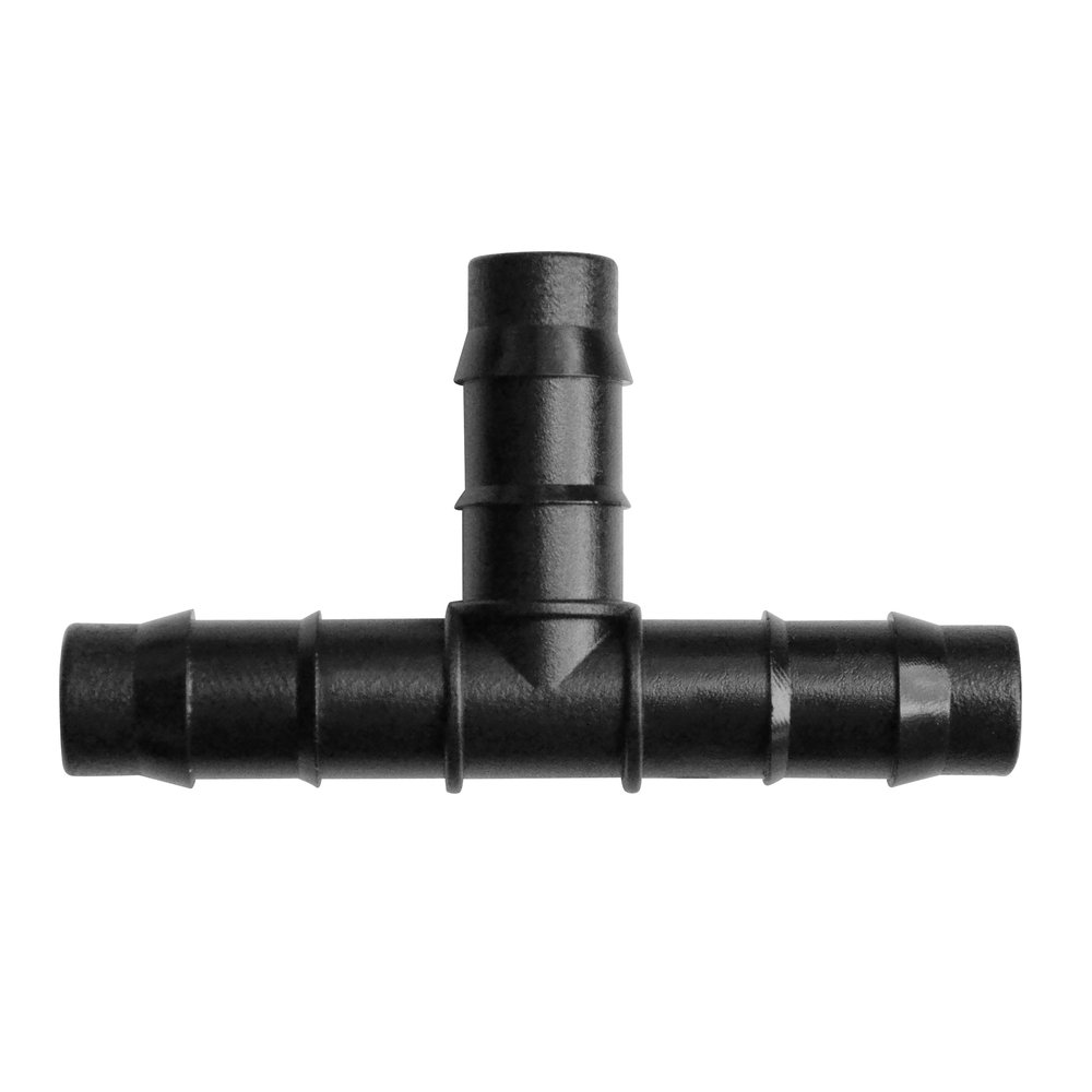 4 jonctions en T pour arrosage goutte à goutte 13 X 16 mm
