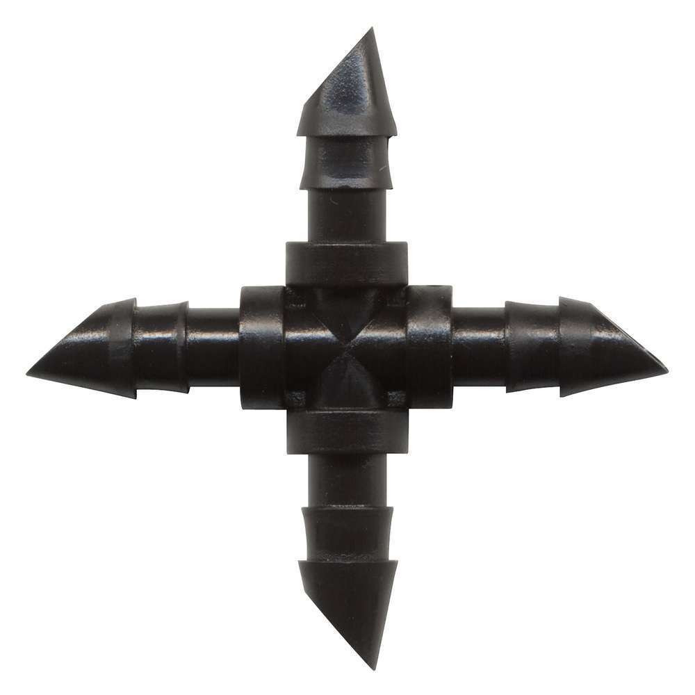 5 Croix de dérivation pour arrosage goutte à goutte 4X6 mm