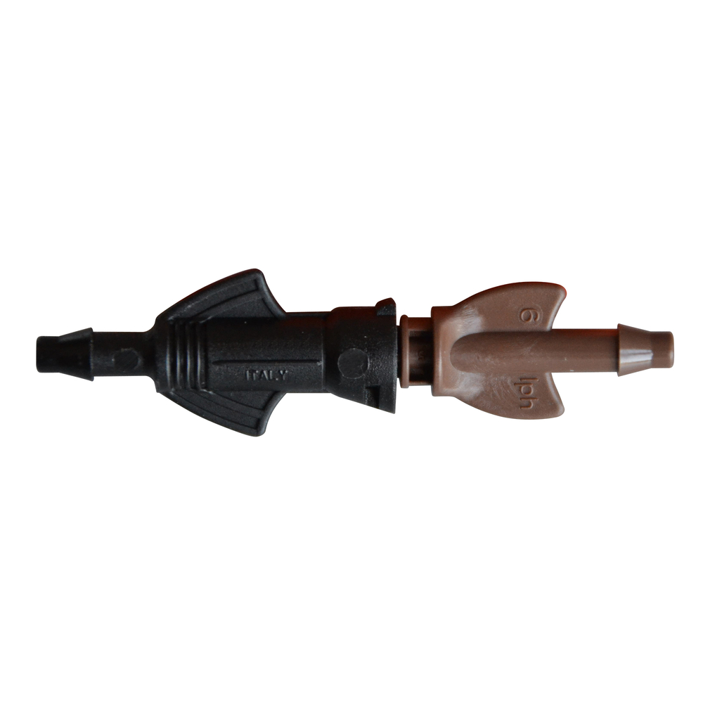 10 goutteurs en ligne goutte à goutte réglables de 0 à 6 l/h