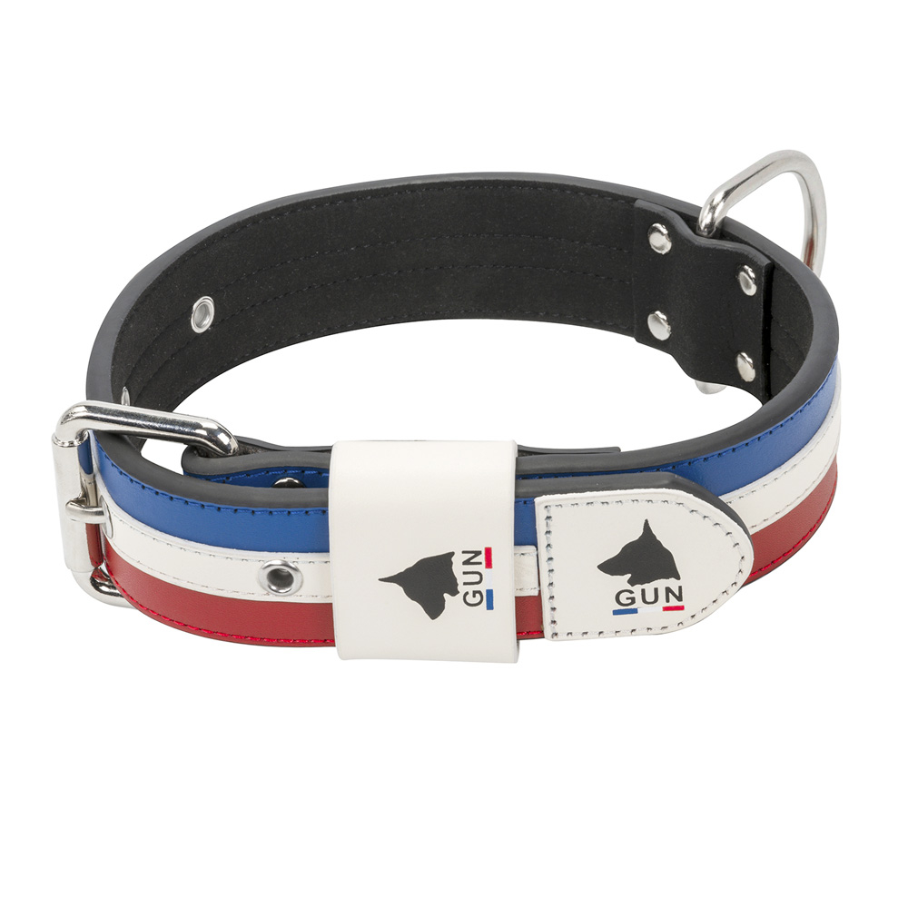 Collier Gun Big BBR Cuir pour chien M