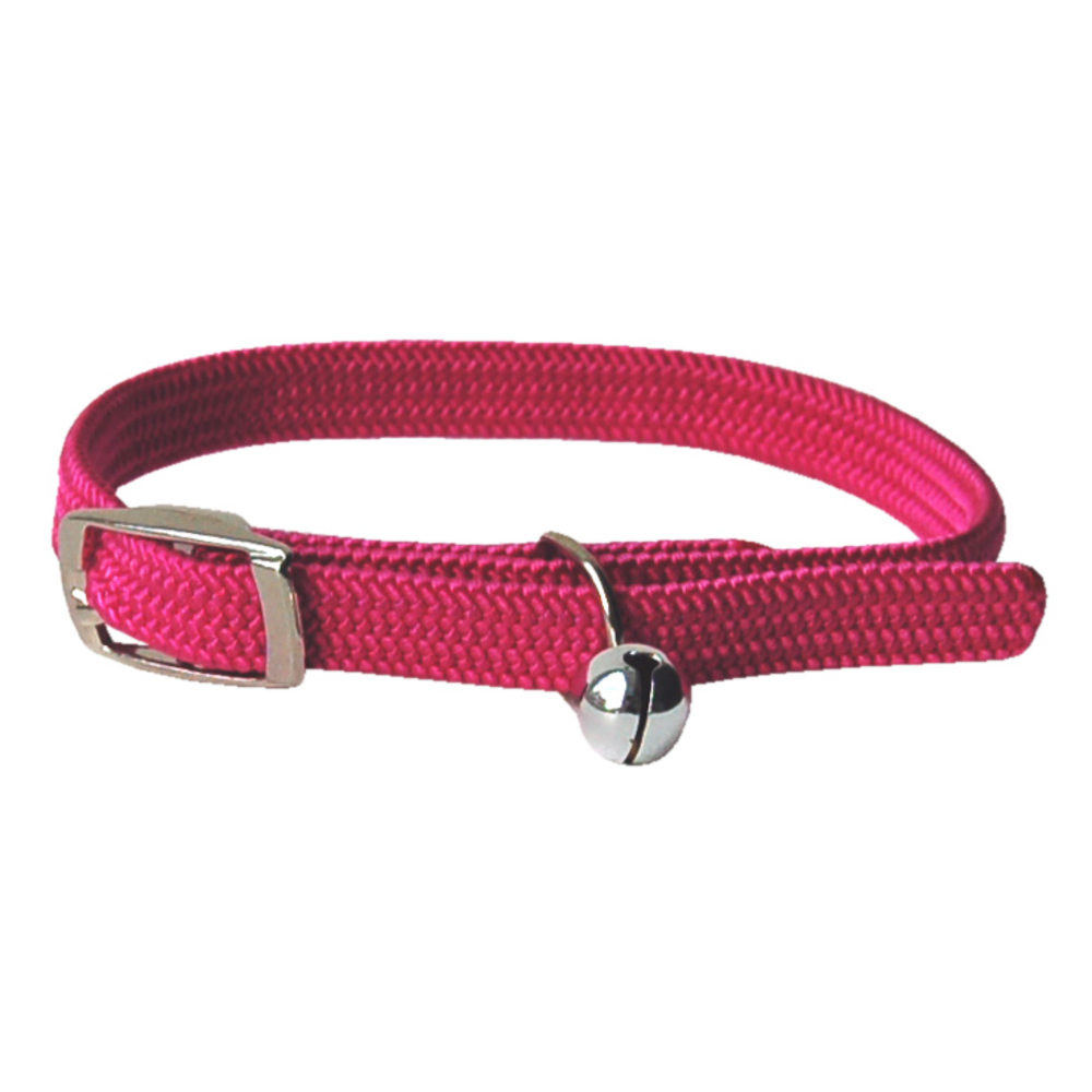 Collier elastic fushia pour chat