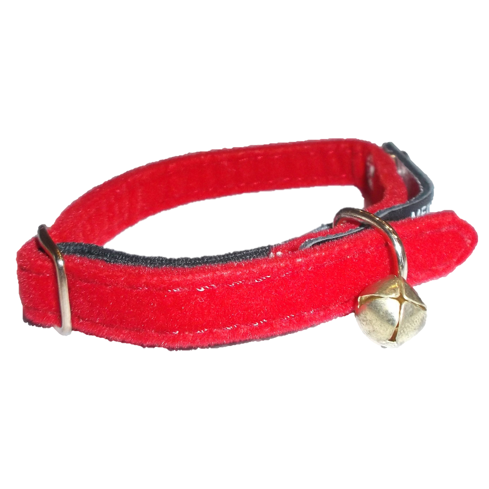 Col identité rouge pour chat