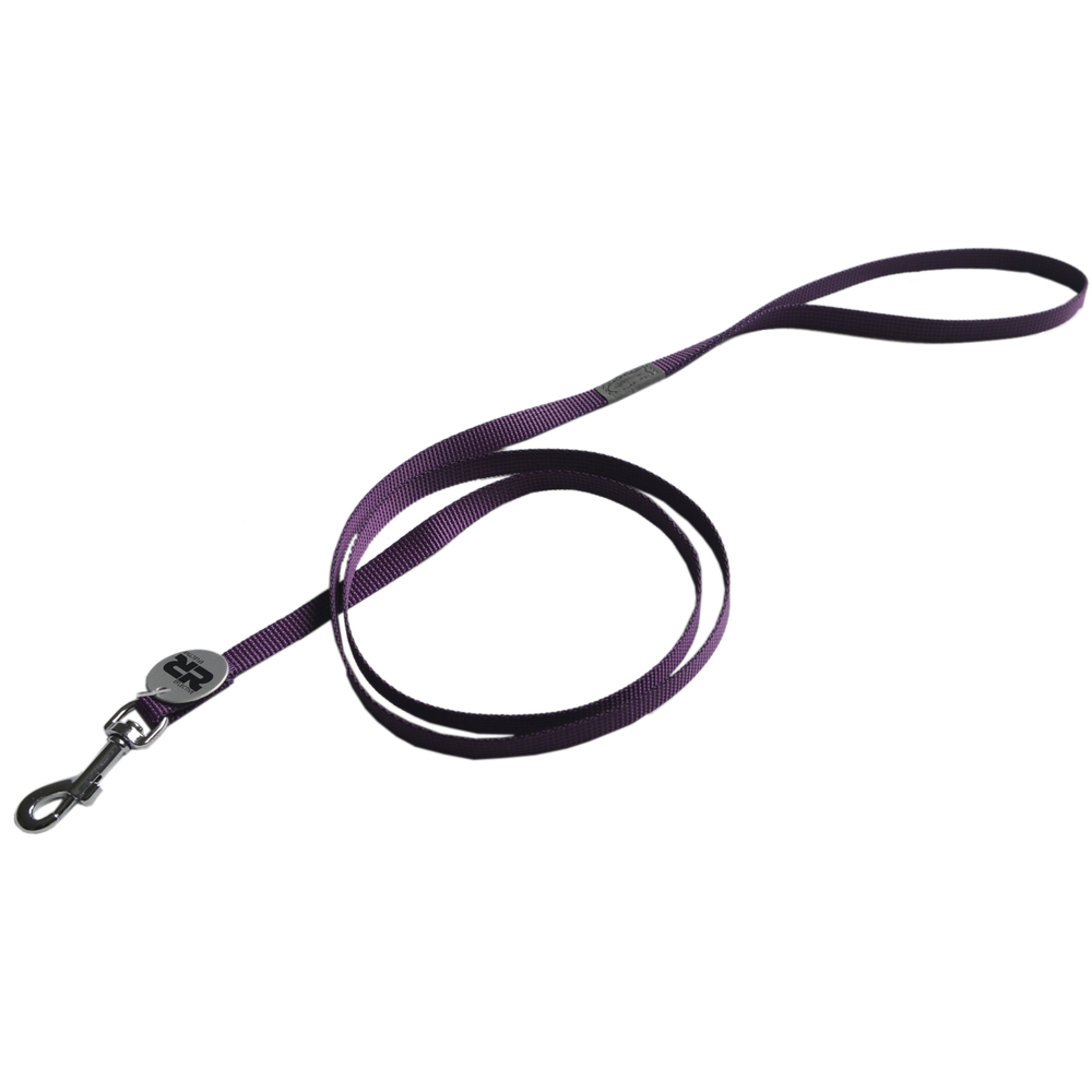 Laisse chat basic line 1,20 m violet pour chat