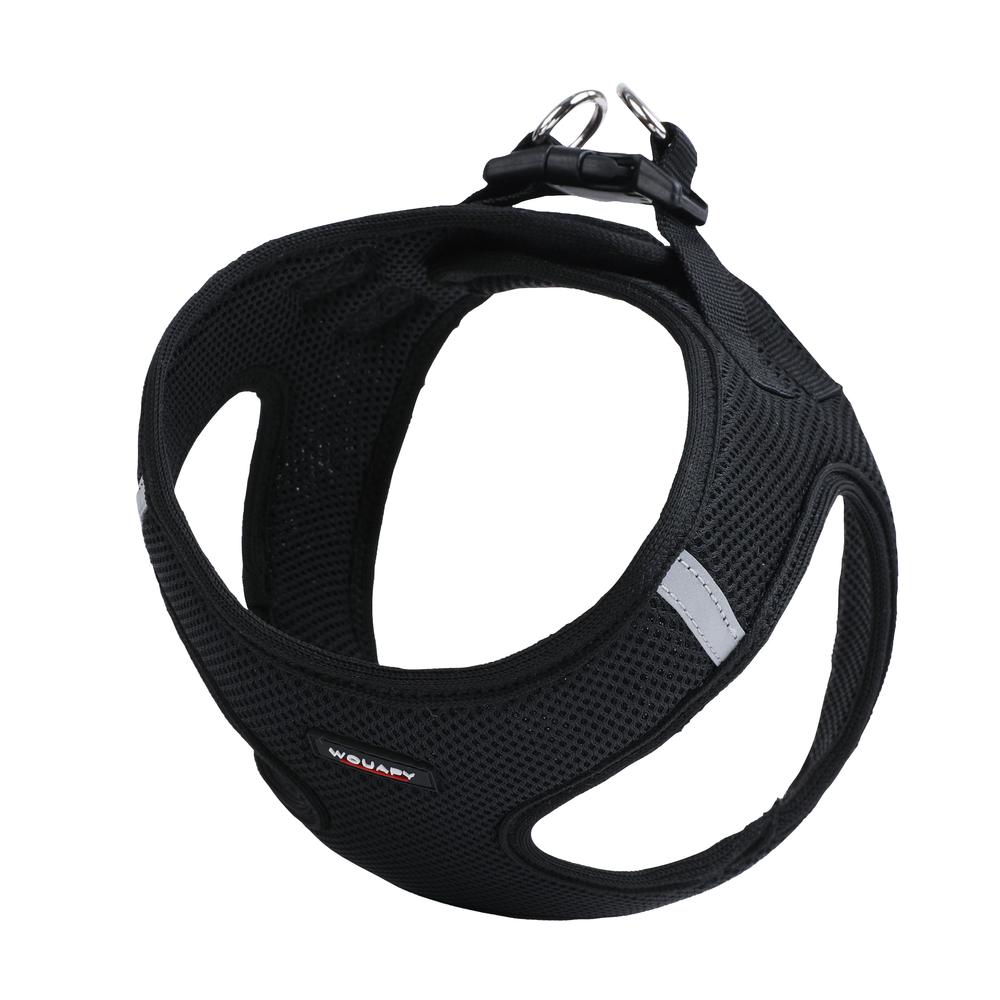 Harnais soft taille XXXS 9 * 24/30 cm noir pour chien