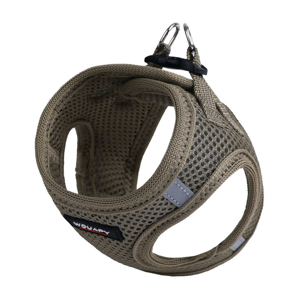 Harnais soft taille S 11,5 * 38/42 cm taupe pour chien